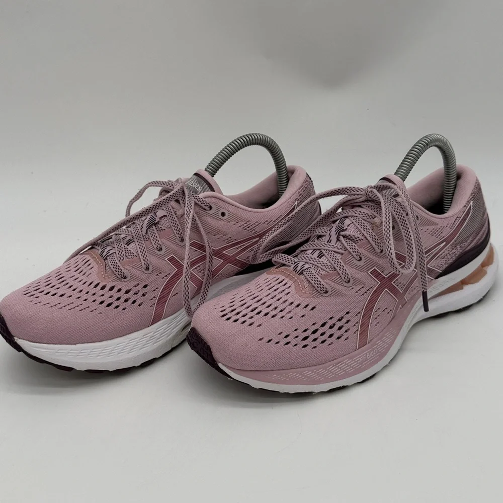 Asics Womens Gel Kayano 28 Blush Pink Running Shoes 1012B047 Sneakers Size 7.5